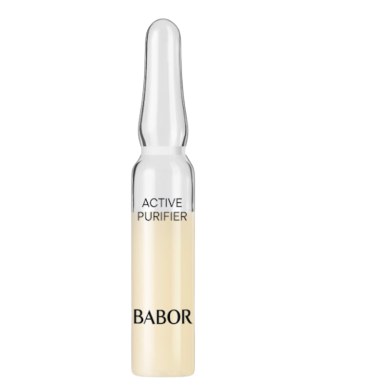 BABOR Active Purifier Ampulle – klärendes Serum gegen unreine Haut, Pickel und überschüssigen Talg