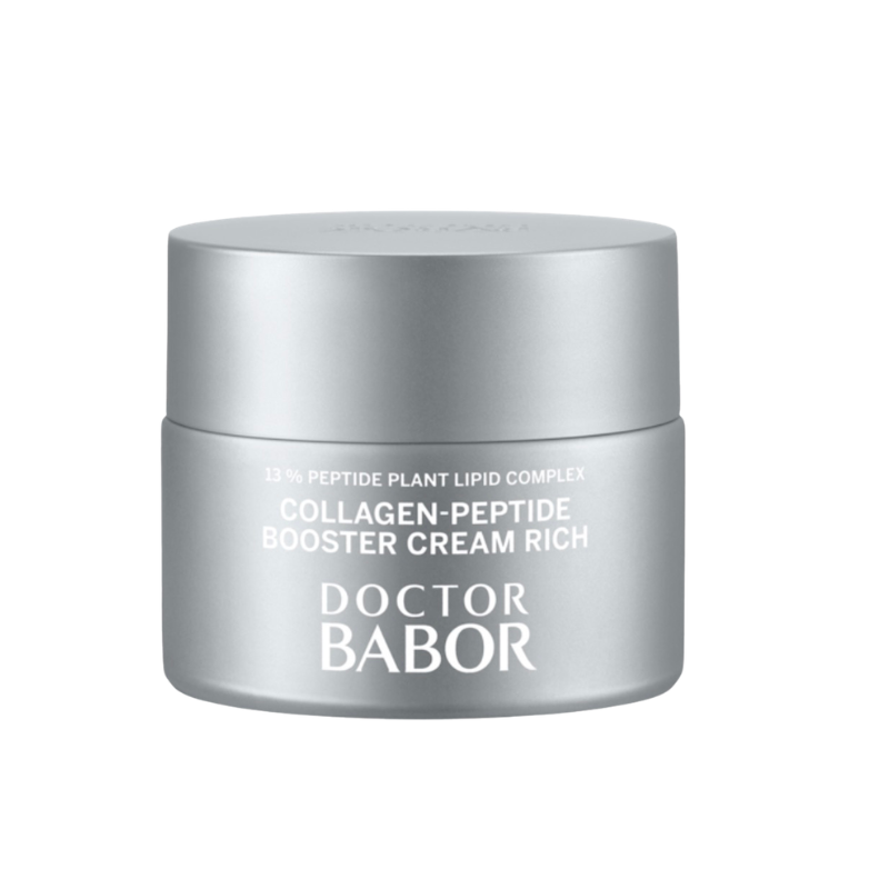 Doctor Babor Collagen-Peptide Booster Cream Rich – intensive Anti-Aging Pflege mit Peptiden für trockene Haut, mehr Elastizität und reduzierte Falten