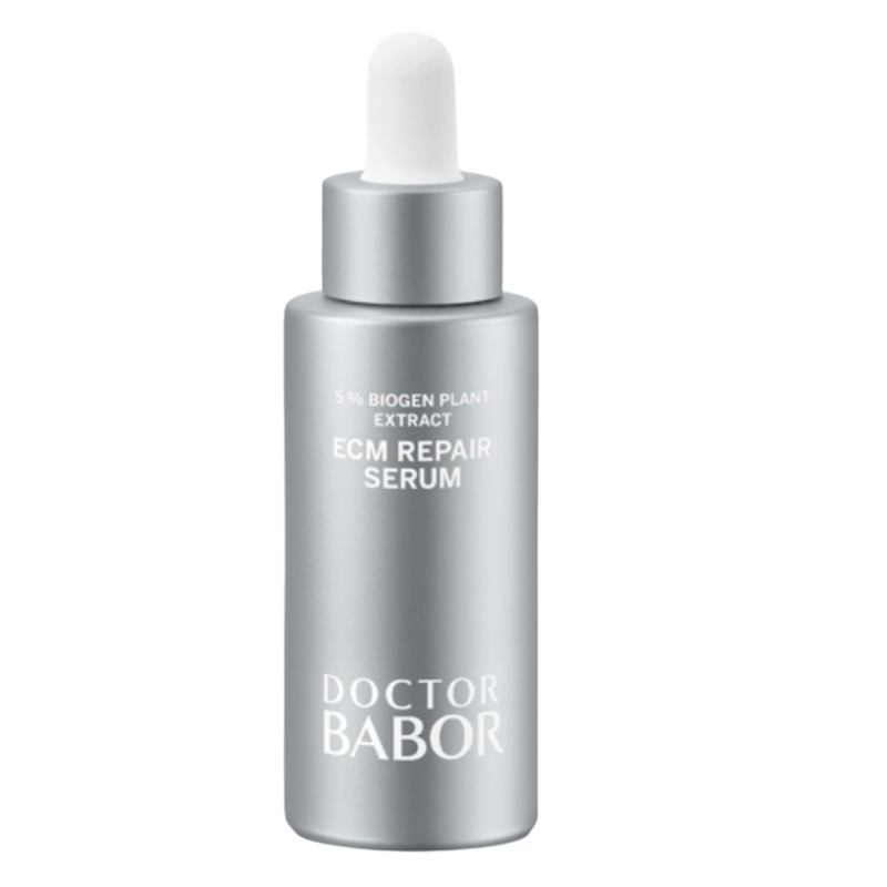 Doctor Babor ECM Repair Serum mit 5% Biogen Plant Extract in silberner Pipettenflasche – regenerierendes Anti-Aging Serum zur Stärkung der Hautstruktur und für mehr Elastizität