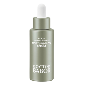 Doctor Babor Moisture Glow Serum mit Aloe und Postbiotic Complex in grüner Pipettenflasche – feuchtigkeitsspendendes Serum für strahlende, pralle und ausgeglichene Haut