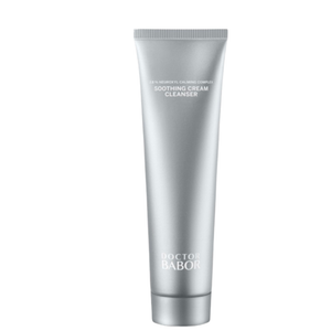 Doctor Babor Soothing Cream Cleanser mit Neuroxyl Calming Complex in silberner Tube, sanfte Gesichtsreinigung für empfindliche und gestresste Haut