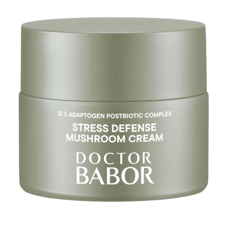 Doctor Babor Stress Defense Mushroom Cream mit Adaptogenen und Postbiotika – beruhigende Anti-Stress Pflege für empfindliche Haut, reduziert Rötungen und stärkt die Hautschutzbarriere nachhaltig