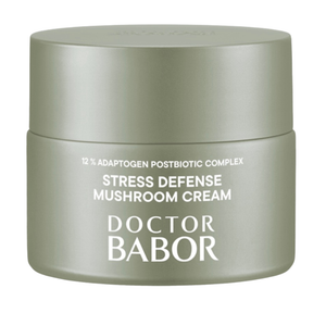 Doctor Babor Stress Defense Mushroom Cream mit Adaptogenen und Postbiotika – beruhigende Anti-Stress Pflege für empfindliche Haut, reduziert Rötungen und stärkt die Hautschutzbarriere nachhaltig